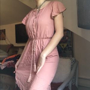 Light pink flowy dress
